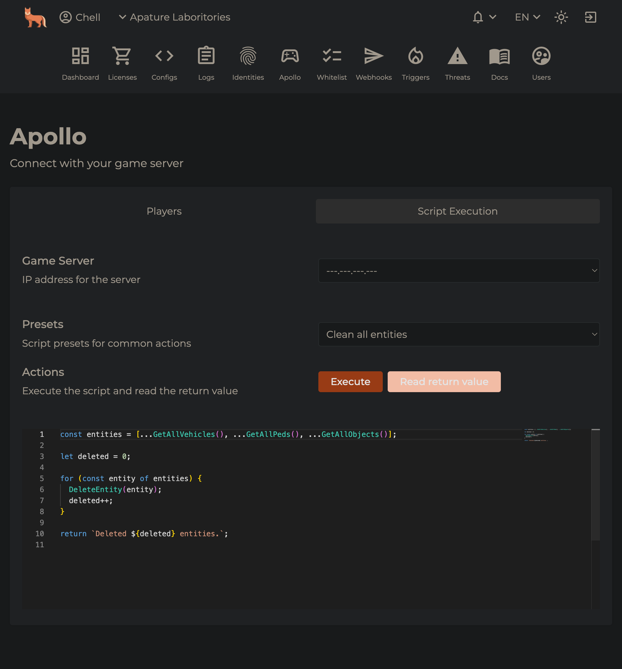 Apollo Script